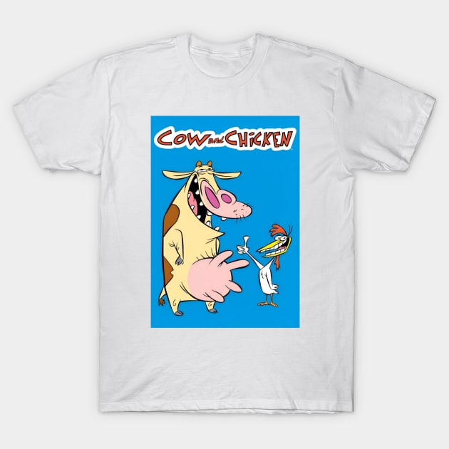 cow and chicken T-Shirt by youne street